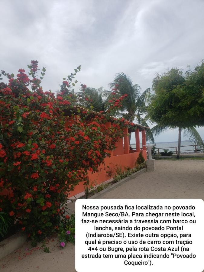 Pousada Grao De Areia Beira Mar Mangue Sêco 外观 照片