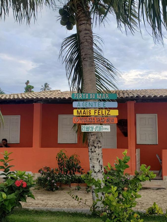Pousada Grao De Areia Beira Mar Mangue Sêco 外观 照片